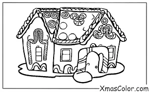 Christmas / Advent: A gingerbread house