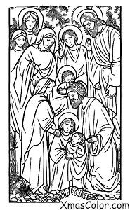 Christmas / Baby Jesus: Baby Jesus being baptised