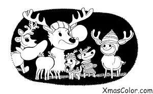 Christmas / Blitzen: Blitzen and the other reindeer
