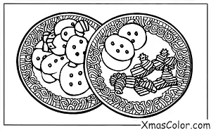Christmas / Candy: A plate of cookies