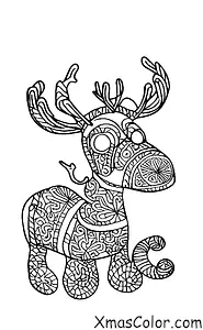 Christmas / Christmas Bells: Christmas bells on a reindeer