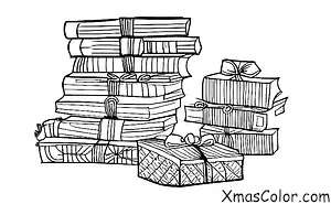 Christmas / Christmas books: A stack of Christmas books