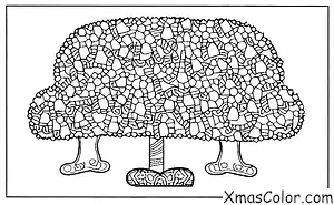 Christmas / Christmas colors: A giant Christmas tree
