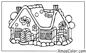 Christmas / Christmas food: Gingerbread House