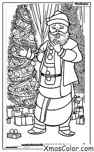 Christmas / Christmas in Asia: Santa in a traditional Indian dress