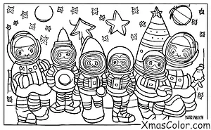 Christmas / Christmas in the future: Christmas in space