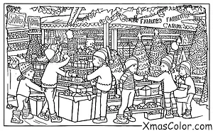 Christmas / Christmas on a farm: The farmers market