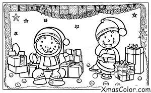 Christmas / Christmas on the moon: Santa visits the moon