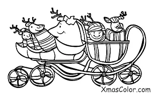 Christmas / Christmas Ornaments: A sleigh