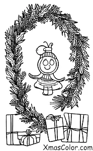 Christmas / Christmas Ornaments: A wreath