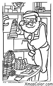 Christmas / Christmas plays: Santa checking his list