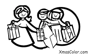 Christmas / Christmas Shopping: A couple shopping for each other