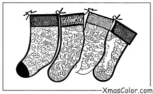 Christmas / Christmas Stockings: A stocking full of coal