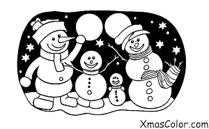 Christmas / Christmas Stockings: Snowman