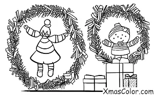 Christmas / Christmas Trees: A Christmas wreath