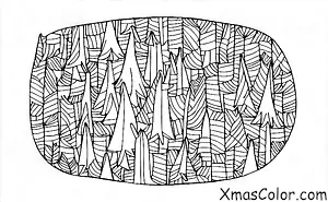Christmas / Christmas Trees: Christmas trees in a forest