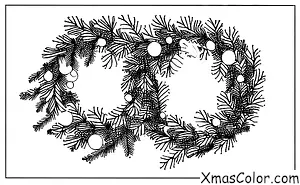 Christmas / Christmas Wreaths: A festive wreath with holly and berries