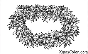 Christmas / Christmas Wreaths: Traditional wreath made of holly and other evergreens