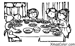 Christmas / Church: Christmas dinner