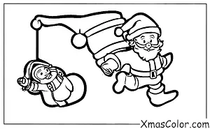 Christmas / Crazy Christmas: Santa Claus skydiving