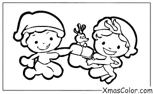 Christmas / Cupid: Cupid and his reindeer