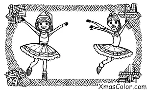 Christmas / Dancer: An ice dancer