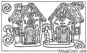 Christmas / Deck the Halls: Making gingerbread houses