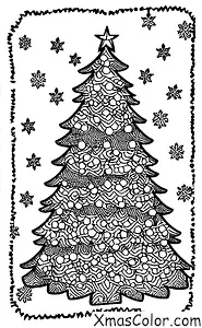 Christmas / Different ways to decorate a Christmas tree: A Christmas tree with a different theme