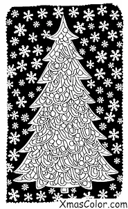 Christmas / Different ways to decorate a Christmas tree: A snowflake Christmas tree