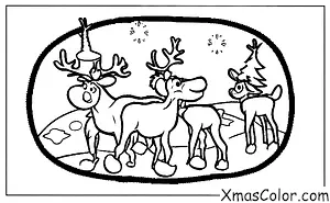 Christmas / Donner: Donner and his reindeer friends