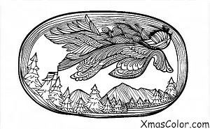 Christmas / Donner: Donner flying through the sky