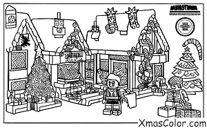 Christmas / Geeky Christmas: A LEGO Christmas scene