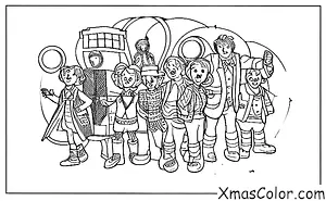 Christmas / Geeky Christmas: A mash-up of Christmas and Doctor Who