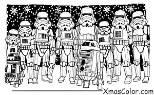 Christmas / Geeky Christmas: A mash-up of Christmas and Star Wars