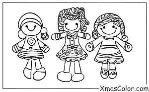 Christmas / Gingerbread Cookies: A gingerbread girl