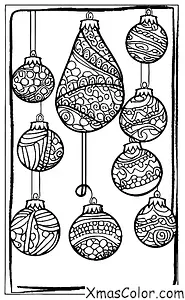 Christmas / Hanging Christmas Ornaments: Hanging Christmas Ornaments on the Christmas Tree