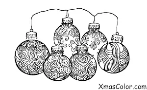 Christmas / Hanging Christmas Ornaments: Ornaments in a windowsill