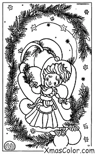 Christmas / Hark! The Herald Angels Sing: A Christmas wreath
