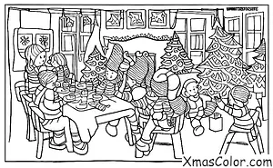 Christmas / Holiday Parties: Holiday party at a restaurant