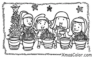 Christmas / Holly: A pot of holly