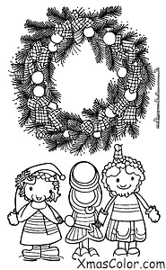 Christmas / Holly: A wreath of holly