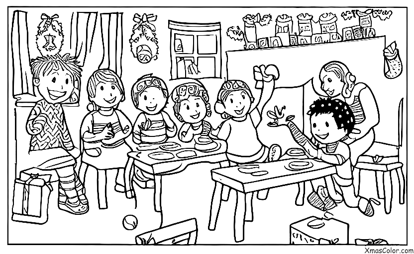 Christmas / Indoor Christmas activities Xmas Color