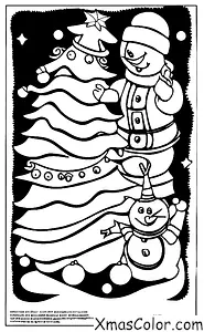 Christmas / Jingle Bells: A jingle bell on a snowman