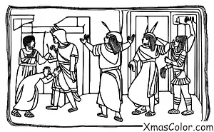 Christmas / Joseph: The Pharaoh's cupbearer and baker being thrown into prison