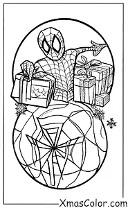 Christmas / Marvel Christmas: Spiderman saving Christmas