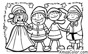 Christmas / Mr. & Mrs. Claus: Mr. & Mrs. Claus in their sleigh