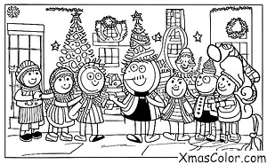 Christmas / Peppa Pig Christmas: Peppa and her family going Christmas caroling