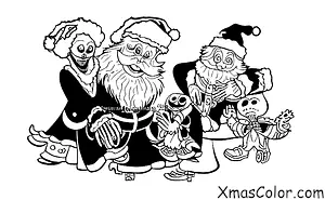 Christmas / Pixar Christmas: Santa Claus from The Nightmare Before Christmas