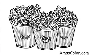 Christmas / Popcorn: Popcorn garland