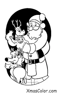 Christmas / Prancer: Prancer and Santa Claus